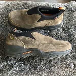 Merrell Quantum Moc - brown nubuck - size 8.5